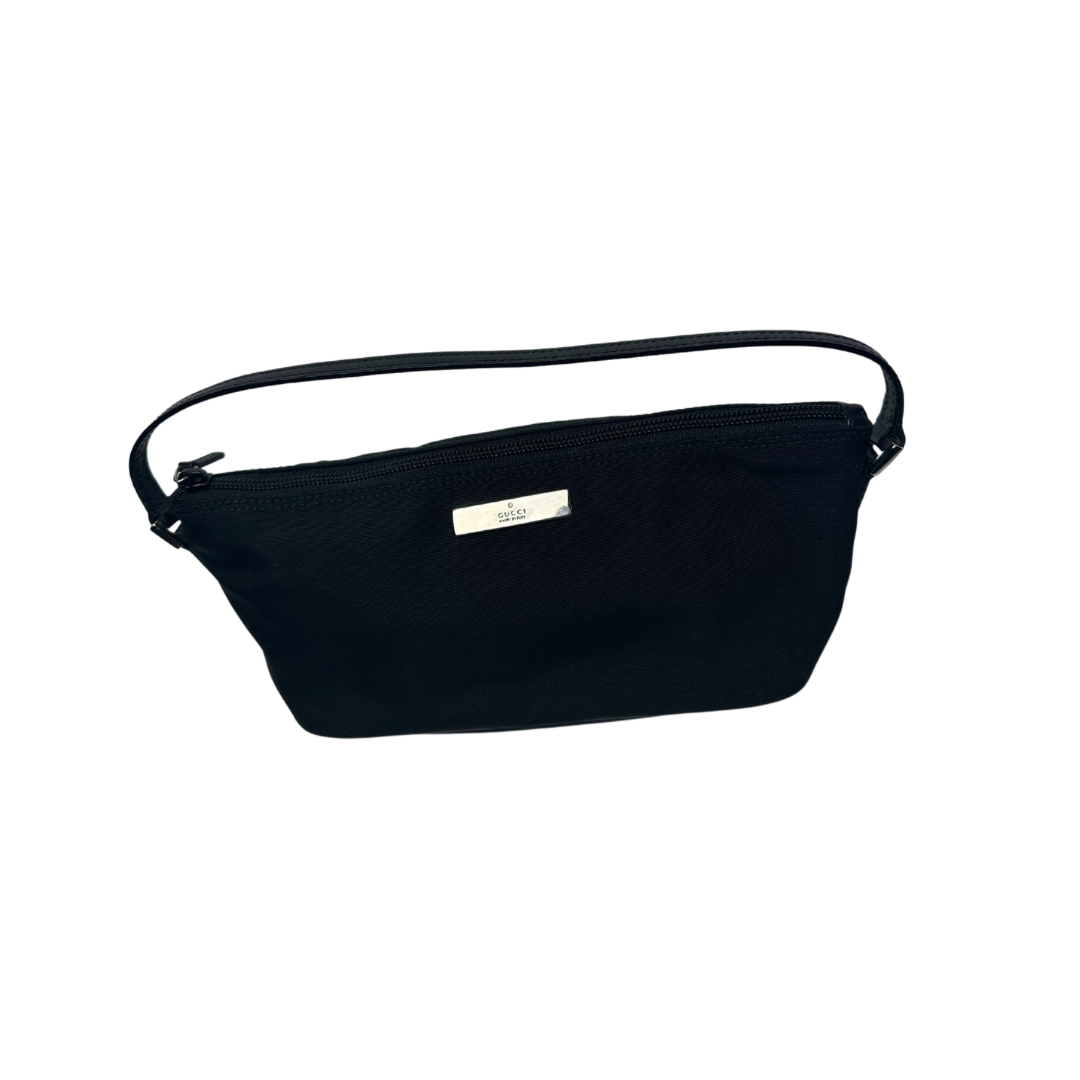 Gucci Black Canvas Boat Pochette