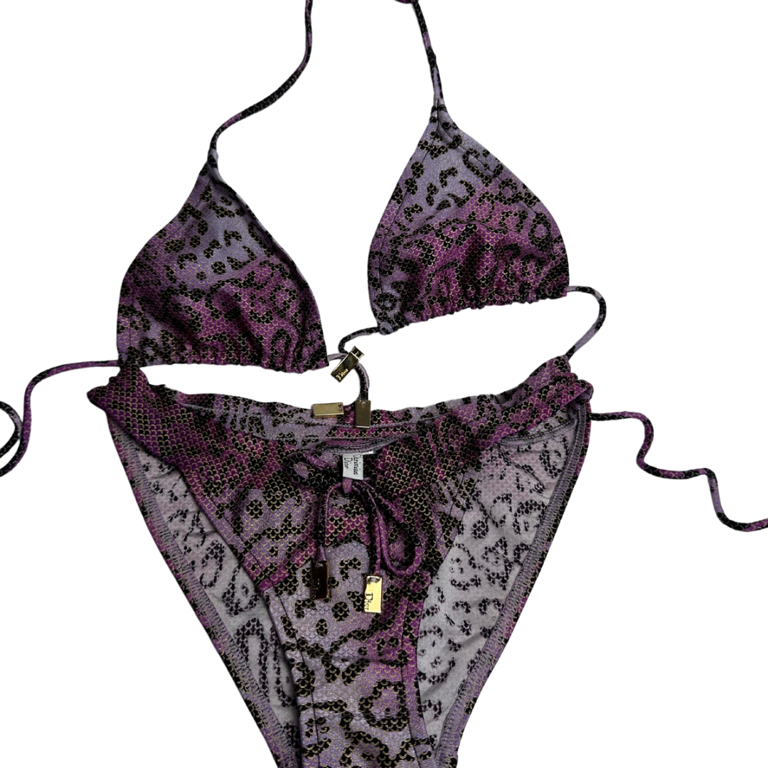 Vintage Dior Print Bikini