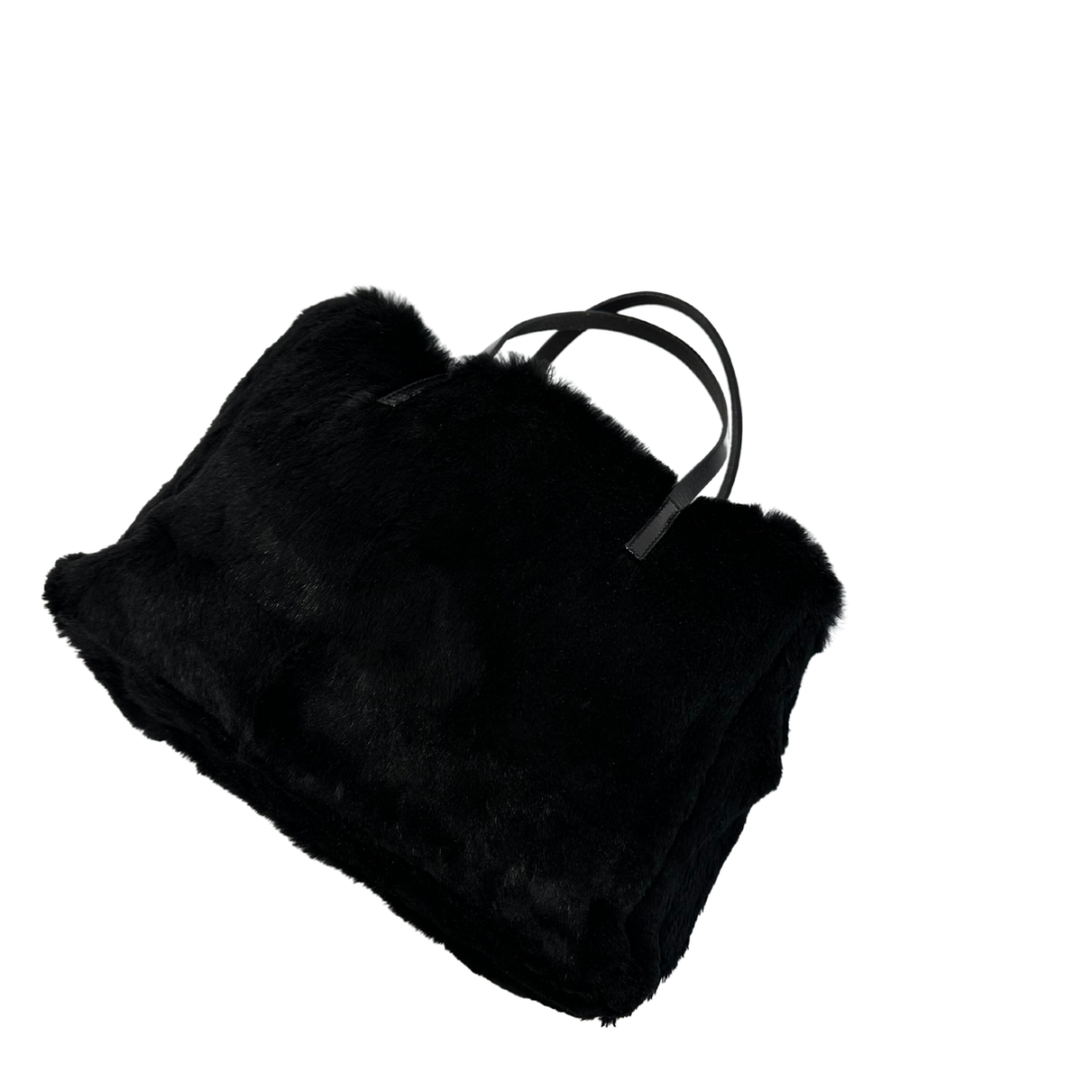 Fendi Faux-Fur Mini Tote Bag