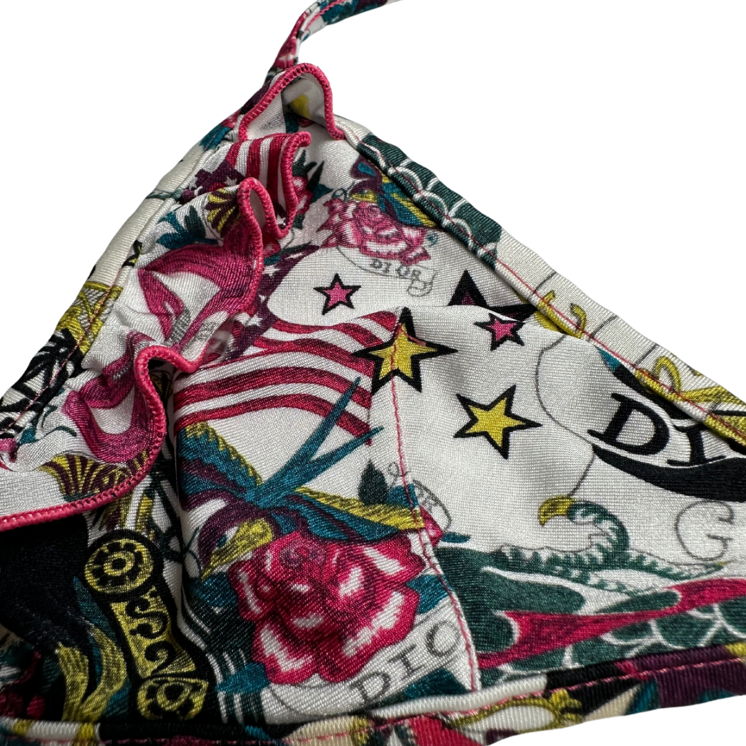 Dior x Galliano Gitante Tattoo Bikini