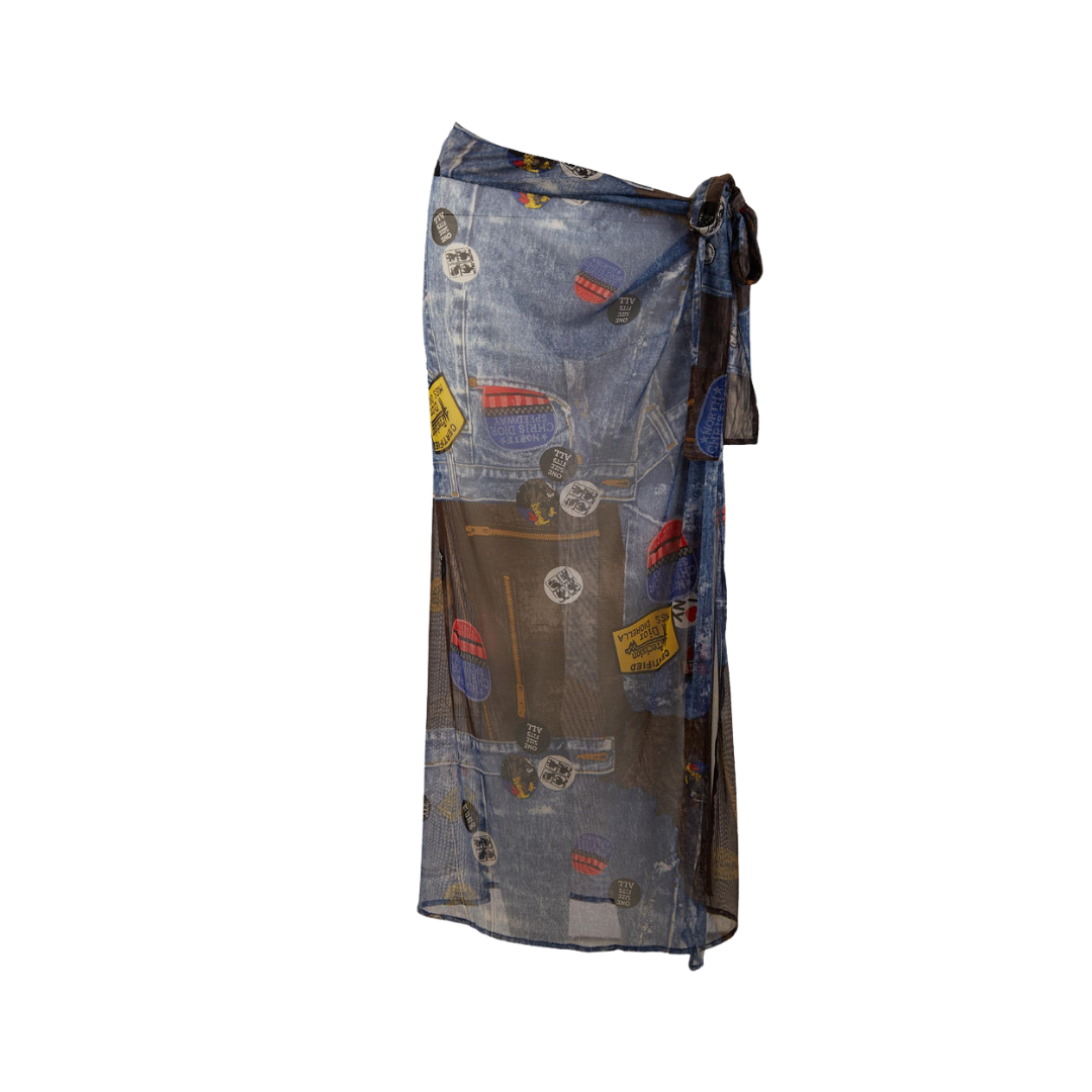 Christian Dior Miss Diorella Trompe L'oeil Skirt