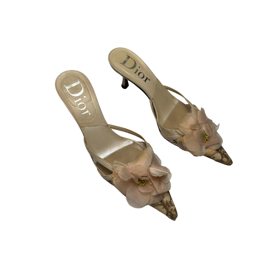Christian Dior Floral Monogram Heels SS2002