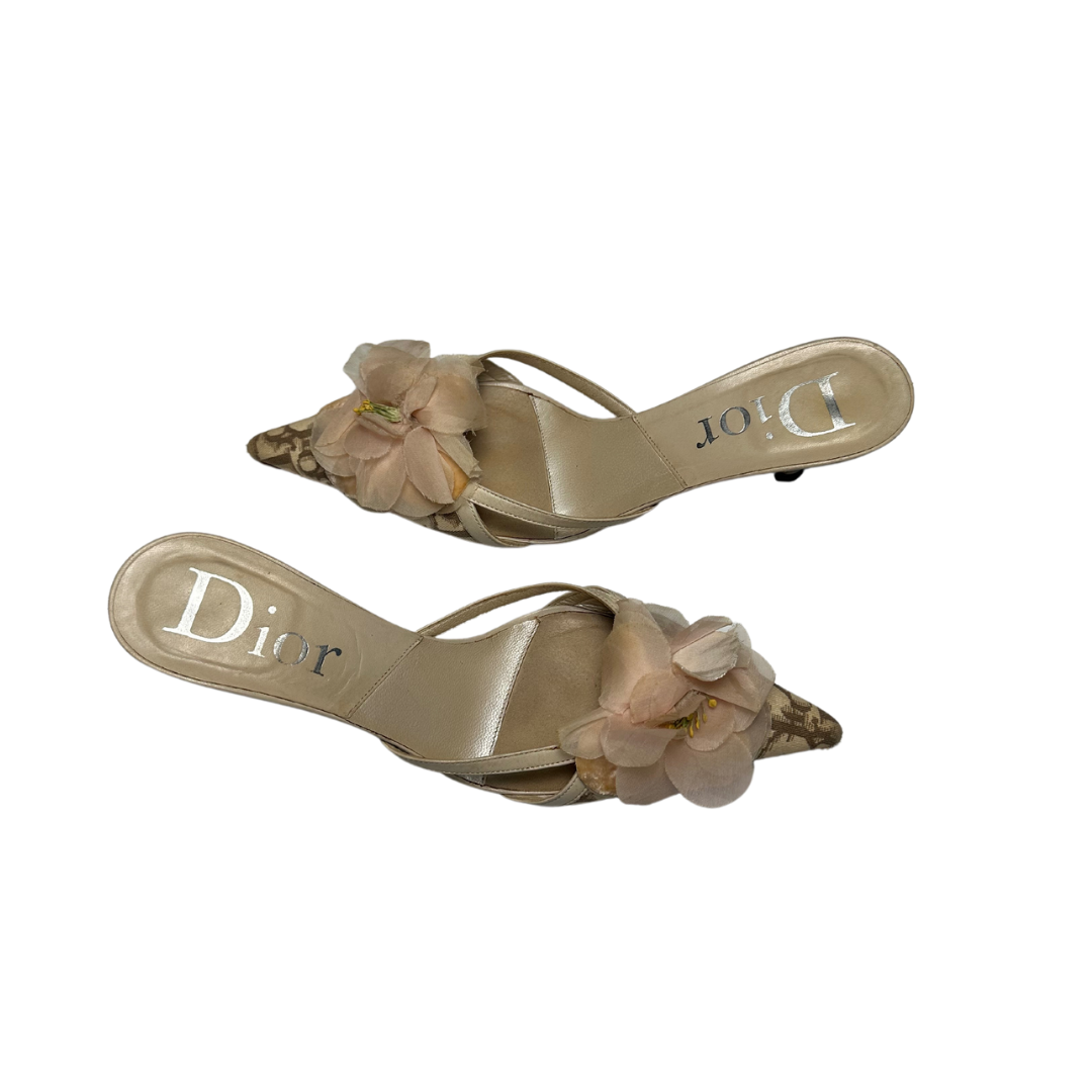 Christian Dior Floral Monogram Heels SS2002