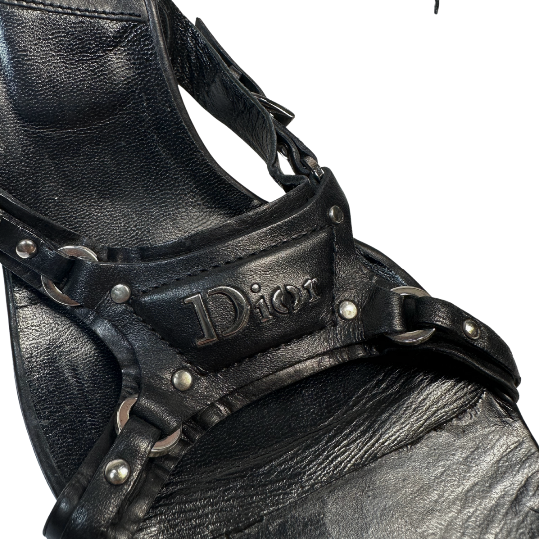 2003 Dior x Galliano Bondage Heel
