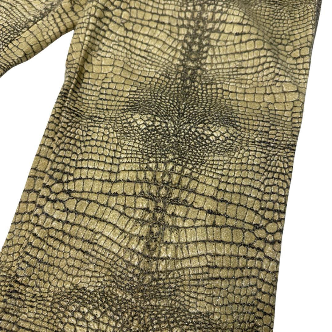 Roberto Cavalli Snake Print Jeans