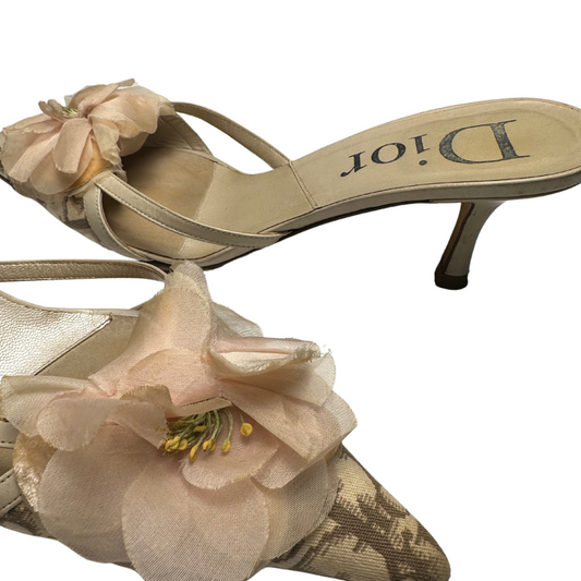 Christian Dior Floral Monogram Heels SS2002