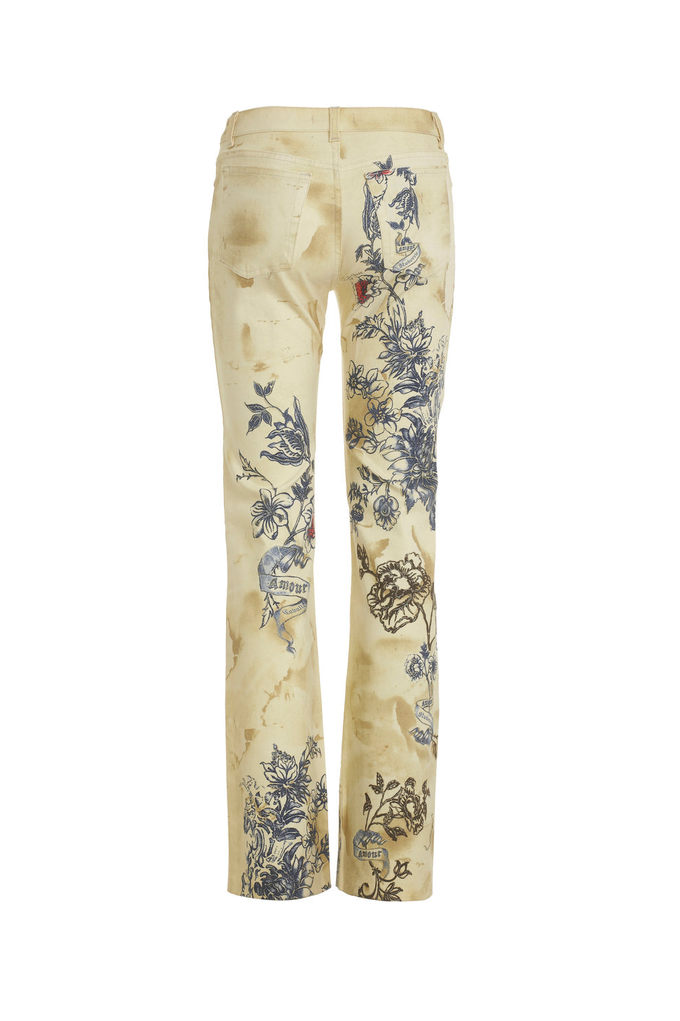 Roberto Cavalli Spring/Summer 2003 Tattoo Print Jeans