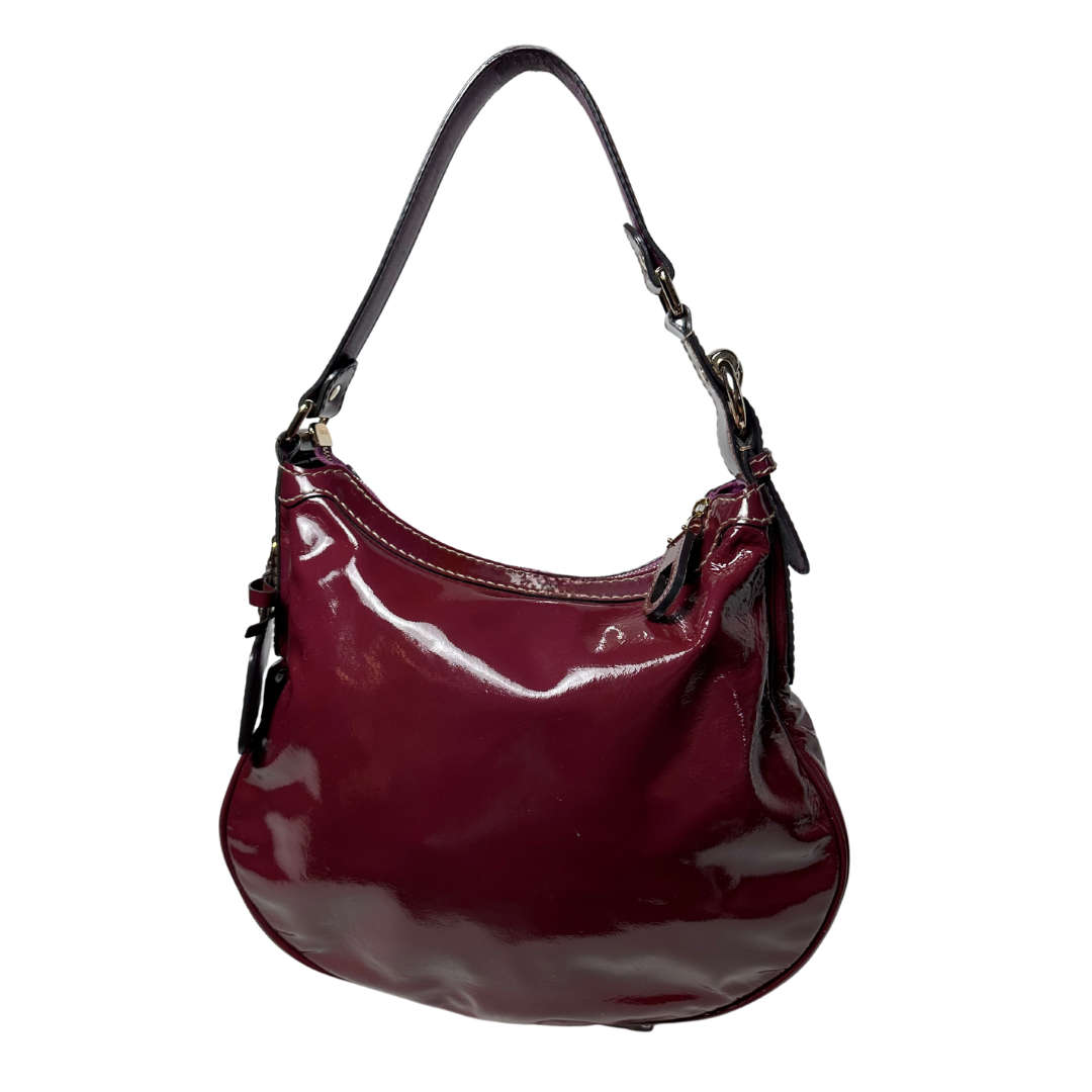 Gucci Patent Leather Cherry Handbag